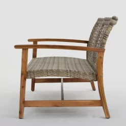 Hampton Wicker Loveseat - Natural/Gray - Christopher Knight Home -Outdoor Furniture Store GUEST d4a90277 9791 403f a21d 1e683a1685a0