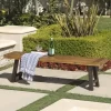 Catriona Acacia Wood Patio Bench - Teak - Christopher Knight Home -Outdoor Furniture Store GUEST d516c4a4 fc44 42f2 b811 2d52dc3125f5