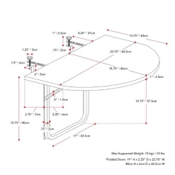 Parksville Rattan Foldable Balcony Table - Black - CorLiving 19 Parksville Rattan Foldable Balcony Table - Black - CorLiving -Outdoor Furniture Store GUEST d52bcacc aa5a 4e60 b055 70ff4524b2b1