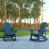 Emma And Oliver Set Of 2 Marcy Classic All-Weather Poly Resin Rocking Adirondack Chairs With Stainless Steel Hardware For Year Round Use -Outdoor Furniture Store GUEST d5fbfb7b 8a49 4dda a427 e2b85483fa16