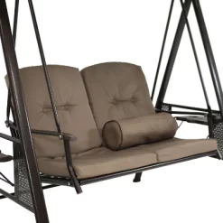 Sunnydaze Decor Sunnydaze 2-Person Outdoor Patio Swing With Adjustable Canopy Shade, Cushions And Pillow, Beige 15 Sunnydaze Decor Sunnydaze 2-Person Outdoor Patio Swing With Adjustable Canopy Shade, Cushions And Pillow, Beige -Outdoor Furniture Store GUEST d6146d8e 28f8 4b22 a3c8 5bbbdc71abb3