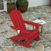 Merrick Lane Adirondack Rocking Chair With Cup Holder, Weather Resistant HDPE Adirondack Rocking Chair In Red -Outdoor Furniture Store GUEST d62b1102 d66c 4b16 a937 5951aa5320d5