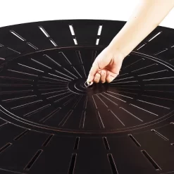 Oakland Living 5pc Deep Seating Aluminum Outdoor Patio Fire Pit Dining Set With 44" Round Fire Table & Swivel Rocking Chairs Copper -Outdoor Furniture Store GUEST d6591841 a040 4af9 ae03 efa15521fc72