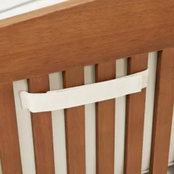 Stamford Eucalyptus Wood Outdoor Bench With Cushions - Natural - Alaterre Furniture -Outdoor Furniture Store GUEST d6cbdf41 ffee 457d 9ef7 3057bf083ba3