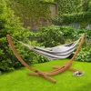 Wood Frame Free Standing Sling Hammock - Navy/White - CorLiving 2 Wood Frame Free Standing Sling Hammock - Navy/White - CorLiving -Outdoor Furniture Store GUEST d7c8c056 26be 4176 861c 616a6ca44a46