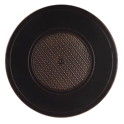 5pc Outdoor Fire Table Set With Hammered 44" Round Fire Table, 4 Deep Seating Swivel Rocking Chairs & Table Fabric Covers - Oakland Living 6 5pc Outdoor Fire Table Set With Hammered 44" Round Fire Table, 4 Deep Seating Swivel Rocking Chairs & Table Fabric Covers - Oakland Living - Image 4