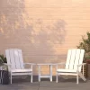 Merrick Lane Set Of 2 All-Weather Adirondack Patio Chairs With Matching Side Table -Outdoor Furniture Store GUEST d851f054 b4ff 42c5 bba1 df403b84b253