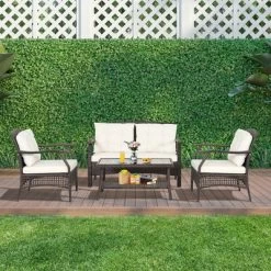 Costway 8 PCS Outdoor Rattan Conversation Set Patio Rattan Sofa Set W/ Protective Cover 12 Costway 8 PCS Outdoor Rattan Conversation Set Patio Rattan Sofa Set W/ Protective Cover -Outdoor Furniture Store GUEST d8fb28ce ed2d 4f59 b087 5623687e9f10