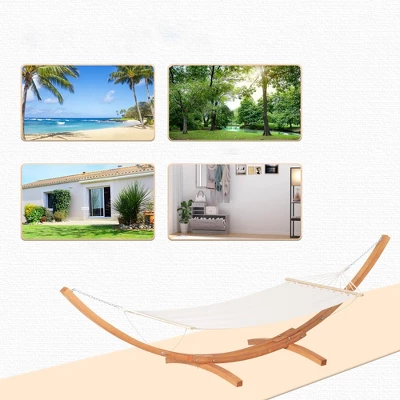 SUGIFT 1-Person Hammock With Stand Set For Outdoor And Indoor 8 SUGIFT 1-Person Hammock With Stand Set For Outdoor And Indoor - Image 6