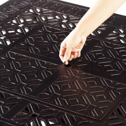 Oakland Living 5pc Deep Seating Swivel Aluminum Outdoor Patio Fire Pit Dining Set With Fire Table With Diamond Pattern Copper -Outdoor Furniture Store GUEST d93a31b8 e134 4fc0 b32c 97e452060f2e 2