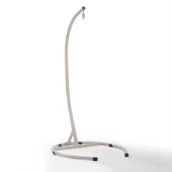 Cleo Outdoor Wicker Patio Hanging Egg Chair With Stand - Crosley -Outdoor Furniture Store GUEST da150144 2d21 477e 906a 00ce962b44d9