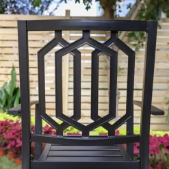 2pk Outdoor Steel Dining Arm Chairs - Captiva Designs -Outdoor Furniture Store GUEST da2ef4ed b6e7 4907 8d1c 173d8a6342aa