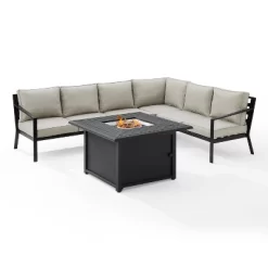 5pc Clark Outdoor Steel Fire Pit Set - Crosley -Outdoor Furniture Store GUEST dc7836d6 f25f 4fd0 8fc0 7d995ec2ef3a