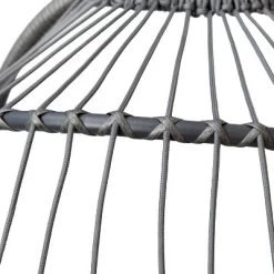 Merrick Lane Foldable Woven Hanging Egg Chair In Gray With Removable Gray Cushions And Stand For Indoor And Outdoor Use -Outdoor Furniture Store GUEST ddc5fcc7 4898 4cc9 b46d f5cc39cd428e