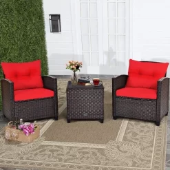 Costway 3PCS Patio Rattan Furniture Set Cushioned Conversation Set Sofa 30 Costway 3PCS Patio Rattan Furniture Set Cushioned Conversation Set Sofa -Outdoor Furniture Store GUEST de230703 2447 458c 8290 fe3cf6dcadd0