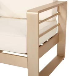 Maya Bay 2pc Patio Aluminum Club Chairs - Gold/White - Christopher Knight Home -Outdoor Furniture Store GUEST def2b938 1aca 4e55 8172 a32317358258