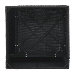 7pc Wicker Patio Seating Set With Cushions & Striped Pillows - Gray - GODEER -Outdoor Furniture Store GUEST df03f5c9 27fa 47bc b964 c417e09fdf9c