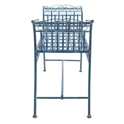 Hadley Bench - Antique Blue - Safavieh -Outdoor Furniture Store GUEST dff9508c e0d6 4240 914c b22a8d25a099