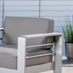Cape Coral 5pc Aluminum And MGO Seating Set With Fire Table Khaki/Dark Gray - Christopher Knight Home 8 Cape Coral 5pc Aluminum And MGO Seating Set With Fire Table Khaki/Dark Gray - Christopher Knight Home -Outdoor Furniture Store GUEST e03ea3d2 4dbb 400e 8585 33706c1bfc90