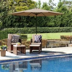 5pc Outdoor Wicker Set With Chairs, Umbrella & Ottomans - Devoko -Outdoor Furniture Store GUEST e0b64bf4 be5d 4055 a0c5 a7158a86f2f9
