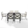 Kaplan 7pc Outdoor Dining Set With 6 Arm Chairs & Dining Table Oatmeal/Oil Rubbed Bronze - Crosley -Outdoor Furniture Store GUEST e0d823b9 15c2 4815 99bf e3d4f98c6fc4