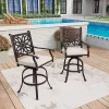 Captiva Designs 3pc Cast Aluminum Outdoor Patio Dining Set With Bar Stools Brown 2 Captiva Designs 3pc Cast Aluminum Outdoor Patio Dining Set With Bar Stools Brown -Outdoor Furniture Store GUEST e1dd07f8 2664 4c17 814b 861fe73d5bd1