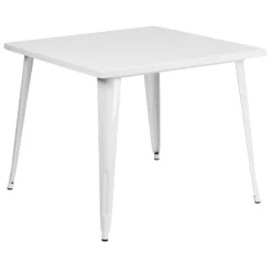 Flash Furniture Commercial Grade 35.5" Square Metal Indoor-Outdoor Table -Outdoor Furniture Store GUEST e258a4f1 fcca 4b9d a3e7 bd9c8579dbcf