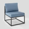 Outdoor Modern Modular Patio Side Chair Blue - Saracina Home -Outdoor Furniture Store GUEST e2d176e8 38b6 4cda a600 813412a4248e