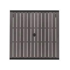 Emma And Oliver Square All-Weather Faux Teak Patio Dining Table With Steel Frame - Seats 4 -Outdoor Furniture Store GUEST e30b362b 4f91 47aa 92ac 08f0c209bf8c