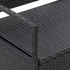 Parksville Patio Storage Bench - Black - CorLiving -Outdoor Furniture Store GUEST e3d2e1b9 76eb 45c6 ba5c b5c08a3376a6