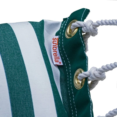 Hanging Soft Comfort Chair With Sunbrella - Green - Algoma 4 Hanging Soft Comfort Chair With Sunbrella - Green - Algoma - Image 2