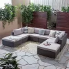 Santa Rosa 8pc Wicker Sectional Sofa Set - Gray/Silver - Christopher Knight Home 2 Santa Rosa 8pc Wicker Sectional Sofa Set - Gray/Silver - Christopher Knight Home -Outdoor Furniture Store GUEST e467f4f3 209f 4011 bd69 1b56b215aef6