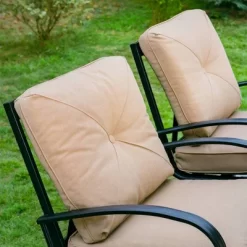 5pc Outdoor Set With Spring Motion Chairs & 28" Fire Table - Captiva Designs -Outdoor Furniture Store GUEST e4eaf72c 3301 4f22 858a 8b68eff7ce26