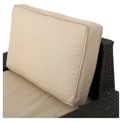 Santa Cruz 7pc Wicker Sofa Set With Cushions - Christopher Knight Home 5 Santa Cruz 7pc Wicker Sofa Set With Cushions - Christopher Knight Home - Image 3