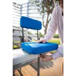 Stansport Steel Frame Foldable Coliseum Seat - Blue -Outdoor Furniture Store GUEST e5f95e6c 7707 4352 9157 03d1d5e2e665