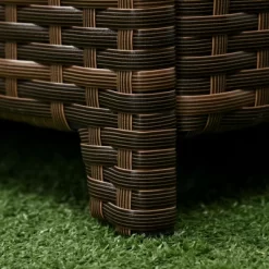 Outsunny Patio Wicker Storage Bench, Cushioned Outdoor PE Rattan Patio Furniture, Assisted Easy Open, Two-In-One Seat Box With Handles Seat, Red -Outdoor Furniture Store GUEST eab2f9e5 23c8 4721 b3a6 9d3cd599cc90