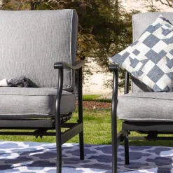 2pc Steel Outdoor Patio Accent Chairs - Lokatse -Outdoor Furniture Store GUEST eb0f0a5c 7b29 42ff 8c5b 40086f0cd5b2