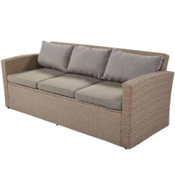4pc Outdoor Wicker Conversation Set With Cushions - Gray - GODEER 26 4pc Outdoor Wicker Conversation Set With Cushions - Gray - GODEER -Outdoor Furniture Store GUEST eb1f1383 102a 477f a728 73d05e9008ca