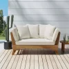 Serene Outdoor Acacia Wood Expandable Daybed With Cushions - Teak/Beige/Khaki - Christopher Knight Home -Outdoor Furniture Store GUEST eb56d7d5 5ab8 4b27 ab89 3fc28834883b