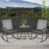 Costway 2pcs Patio Folding Rocking Chair Heavy-Duty Metal Frame Rockers Outdoor -Outdoor Furniture Store GUEST ec7139db bf29 4d3c 8ec8 af39f9d8fe88