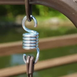 GOLDSUN 3 Person Outdoor Weather Resistant Patio Glider Swing Hammock With Utility Tray, Removable Cushion, & Canopy For Patio, Garden, Or Deck, Beige -Outdoor Furniture Store GUEST edbdff72 d2ae 4581 bd8d 249b3f40f6c1