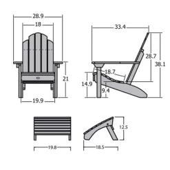 Westport 2pc Folding Adirondack Chair With Ottoman - Highwood -Outdoor Furniture Store GUEST efc5c740 9fcf 4524 8126 9a3b496fe9e7