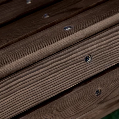 Outsunny Outdoor Adirondack Chair, Wooden Loveseat Bench, Lounger Armchair With Flat Back For Garden, Deck, Patio, Fire Pit 8 Outsunny Outdoor Adirondack Chair, Wooden Loveseat Bench, Lounger Armchair With Flat Back For Garden, Deck, Patio, Fire Pit - Image 6