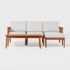 Saracina Home 4pc Modern Boho Eucalyptus Spindle Outdoor Sectional Set 20 Saracina Home 4pc Modern Boho Eucalyptus Spindle Outdoor Sectional Set -Outdoor Furniture Store GUEST f446e2a0 2704 4f48 8df0 4f1ef2c2f33a