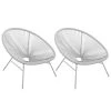 Avo 2pk Indoor/Outdoor Modern Extra Large Lounge Chair Light Gray - CosmoLiving By Cosmopolitan -Outdoor Furniture Store GUEST f45b5455 a394 4a5e 9968 d3d7949b9af0