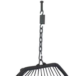 Sunnydaze Decor Sunnydaze Outdoor Resin Wicker Patio Oliver Lounge Hanging Basket Egg Chair Swing With Cushions And Headrest - Gray - 2pc -Outdoor Furniture Store GUEST f5ae75f0 c270 4f3d 84fa 0c97a5d4e63c