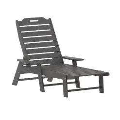 Flash Furniture Monterey Set Of 2 Adjustable Adirondack Loungers With Cup Holders- All-Weather Indoor/Outdoor HDPE Lounge Chairs -Outdoor Furniture Store GUEST f73a2acf a837 40cc 9e27 2ddce89a7bcd