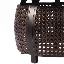 5pc Outdoor Fire Table Set With Weave 44" Round Fire Table, 4 Deep Seating Swivel Rocking Chairs & Table Fabric Covers - Oakland Living -Outdoor Furniture Store GUEST f79d456b 8f03 4dfe a34b 7d6dc3cb2f63 2