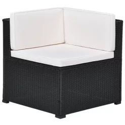 5pc Wicker Patio Conversation Set With Cushions - Black/Beige - GODEER 27 5pc Wicker Patio Conversation Set With Cushions - Black/Beige - GODEER -Outdoor Furniture Store GUEST f86171c2 8066 466b a0ef a49f14a3f4b9