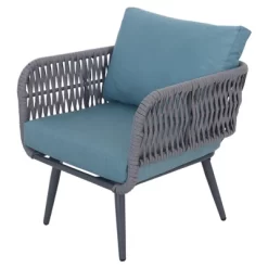 Northlight 4-Piece Caicos Outdoor Patio Conversation Set With Cushions -Outdoor Furniture Store GUEST f9d0fe80 ac11 443b 8ecc edec0f82a9f0